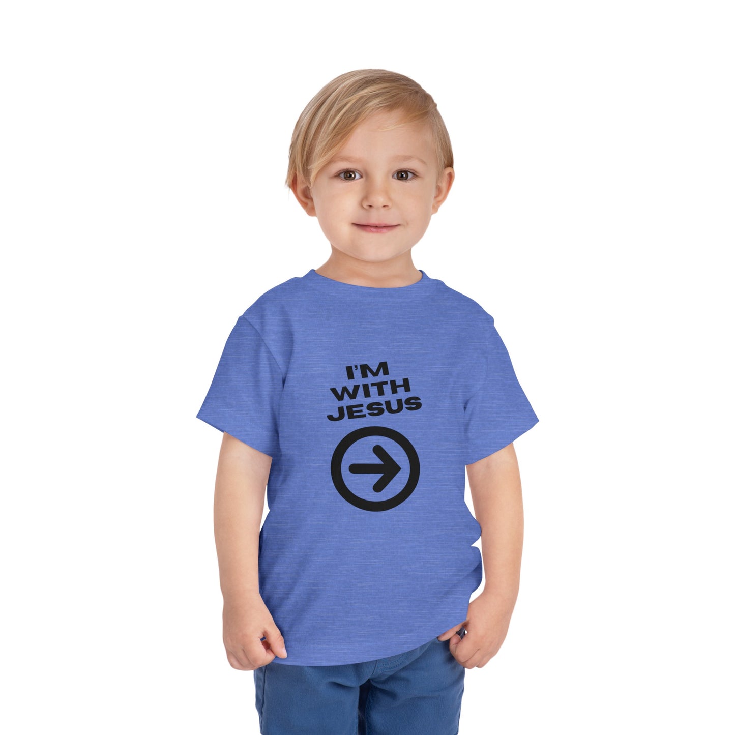 I'm With Jesus Christian Toddler T-Shirt