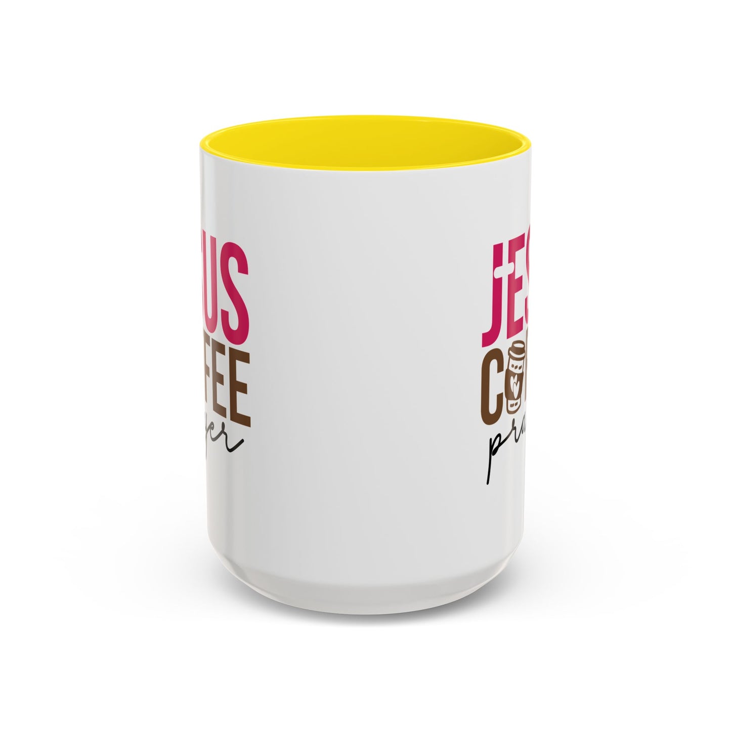 Faith-Inspired Coffee Prayer Accent Mug - Faith Inspired Gift for Coffee Lovers, Religious Drinkware, Inspirational Kitchen Decor