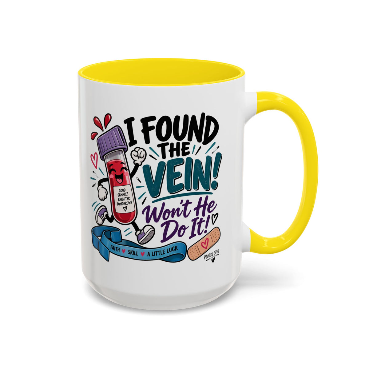 I Found the Vein! Phlebotomy Coffee Mug – Funny Nurse / Phlebotomist Gift (11/15oz)