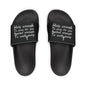 Motivational Men's Christian Removable-Strap Sandals - 'Holy Enough'