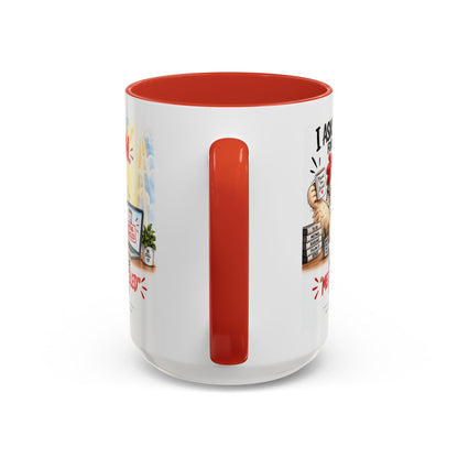 Coffee Mug — "I Asked God for a Sign" Funny Meeting Canceled Christian Mug (11/15oz)