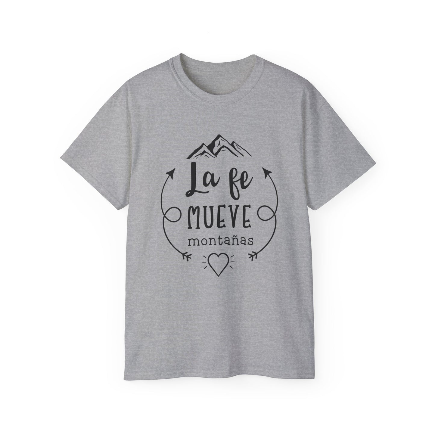 LA FE MUEVA MONTANAS Christian Spanish Unisex T-shirt Printify