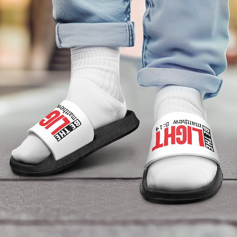 Be The Light Christian Children's Sandals - ClaimedbyGodDesigns