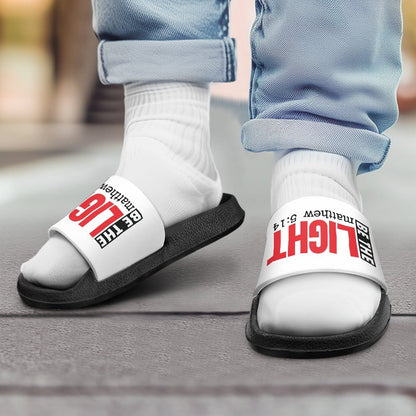 Be The Light Christian Children's Sandals - ClaimedbyGodDesigns