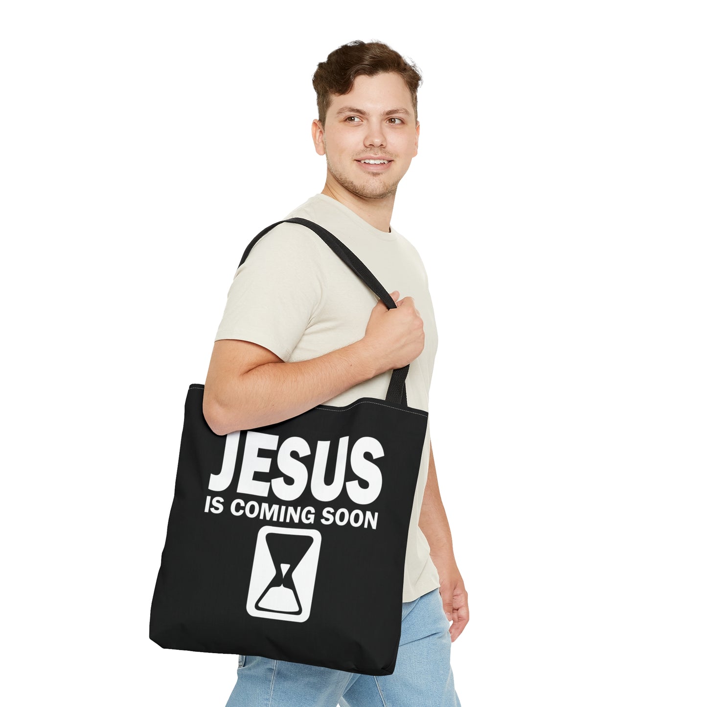 Jesus Is Coming Soon Christian Tote Bag Printify