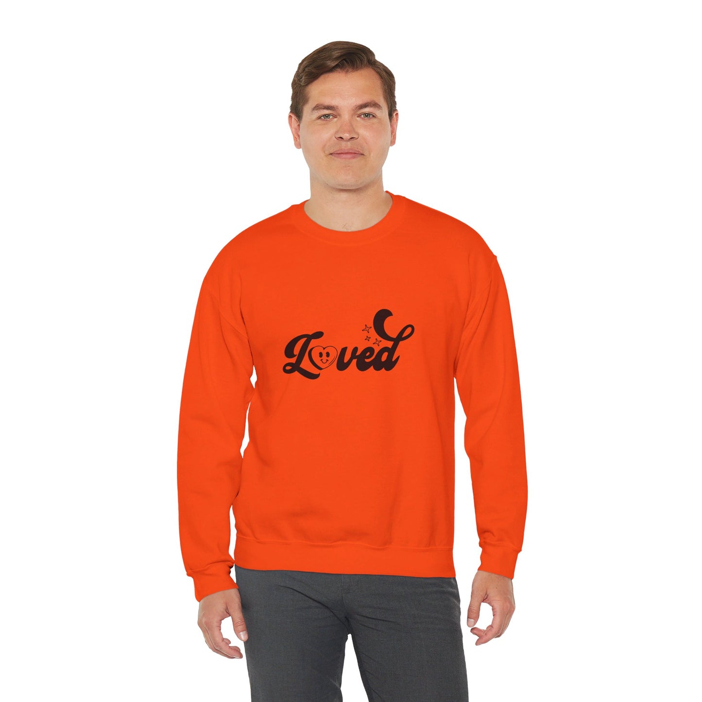 Romans 5:8 You Are Loved More Than You Will Ever Know Unisex Heavy Blend™ Crewneck Christian Sweatshirt