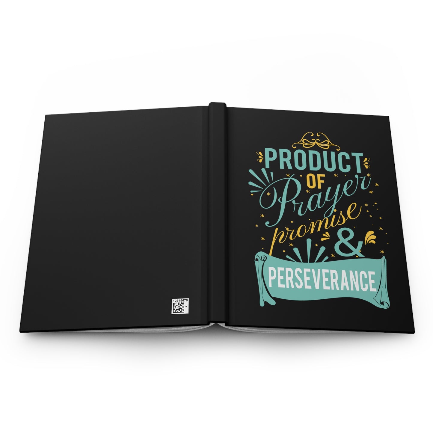 Product of Prayer, promise, and perseverance Hardcover Journal Matte