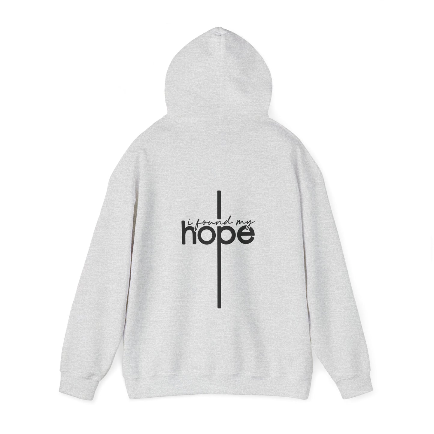 Jesus I Found My Hope  Unisex Christian Hooded Pullover Sweatshirt