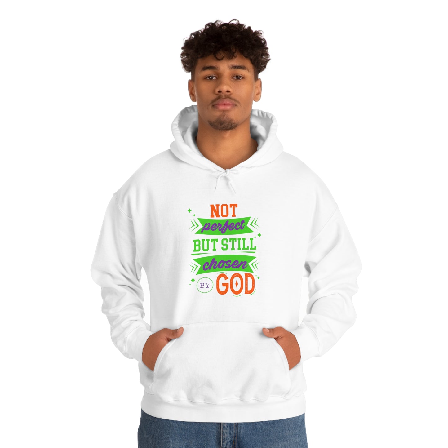 Not Perfect But Still Chosen By God Unisex Hooded Sweatshirt