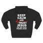 Keep Calm Trust Him Unisex Hoodie | Faith Sweatshirt, Christian Apparel, Inspirational Gift, Religious Hoodie, Bible Verse Clothing