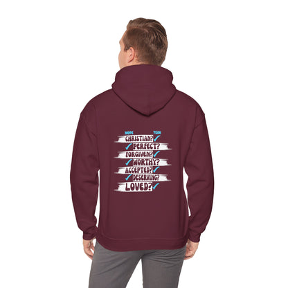 His Child Checklist Unisex Christian Hooded Pullover Sweatshirt