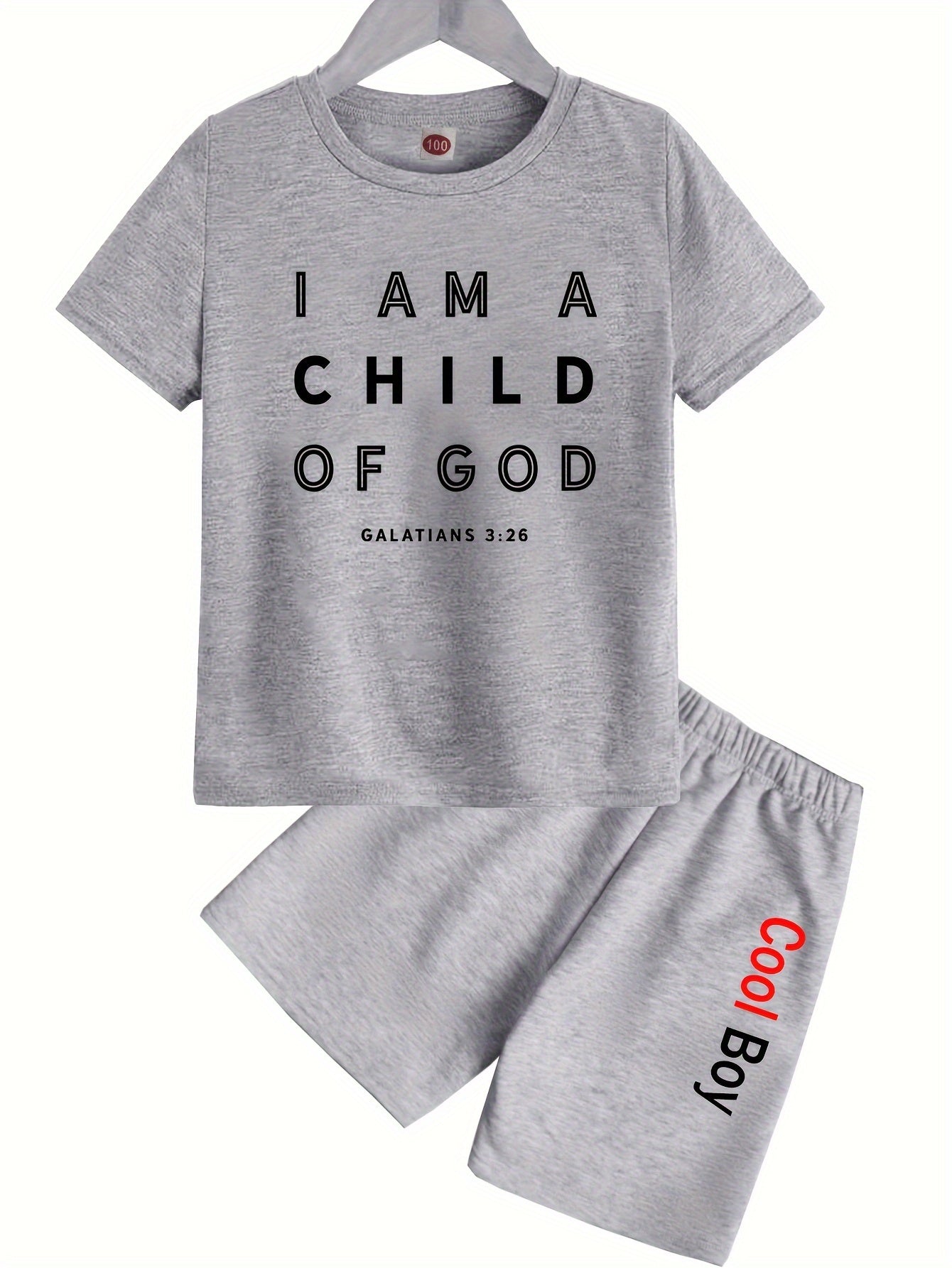 I Am A Child Of God Toddler Christian Casual Outfit claimedbygoddesigns