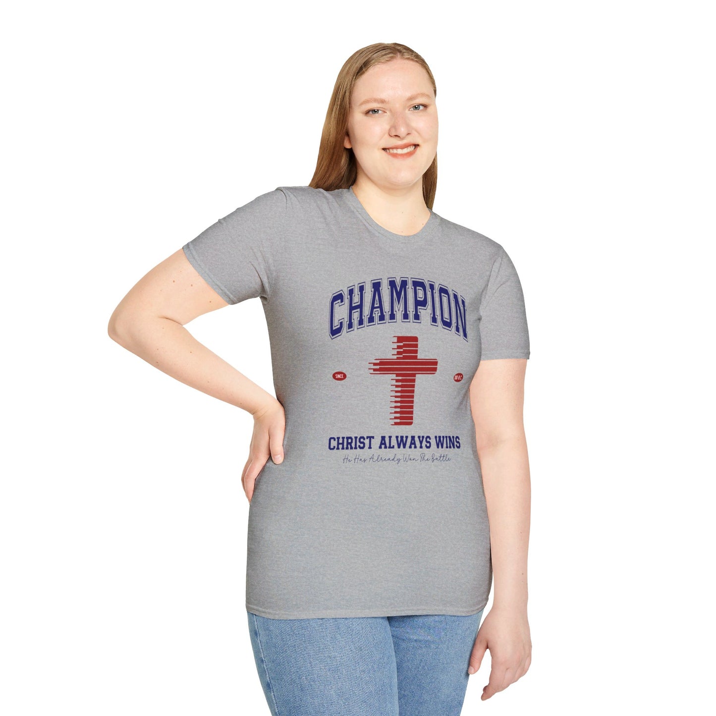 Champion Christ Always Wins Unisex Christian T-shirt