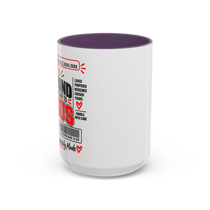 If Found, Return to Jesus Personalized Christian Coffee Mug — Called by Name Accent Mug (15oz)