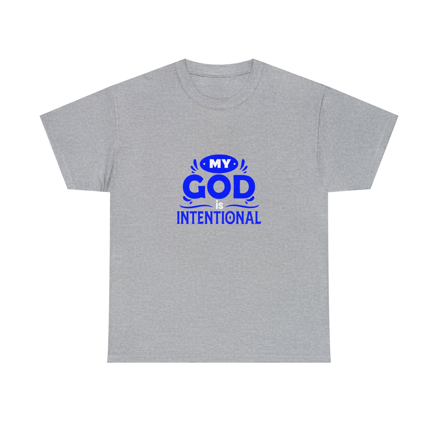 My God Is Intentional Unisex Heavy Cotton Tee