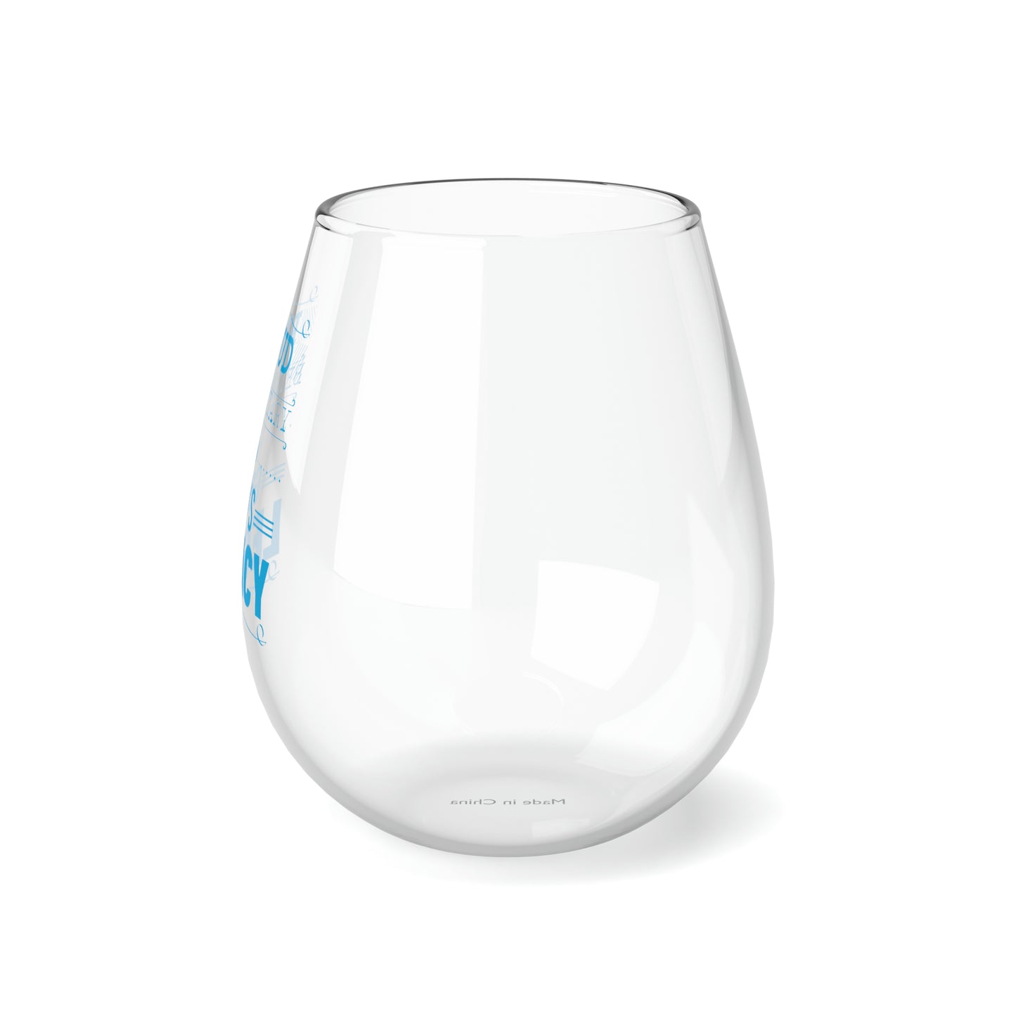 Proud Beneficiary of God's Legacy Stemless Wine Glass, 11.75oz
