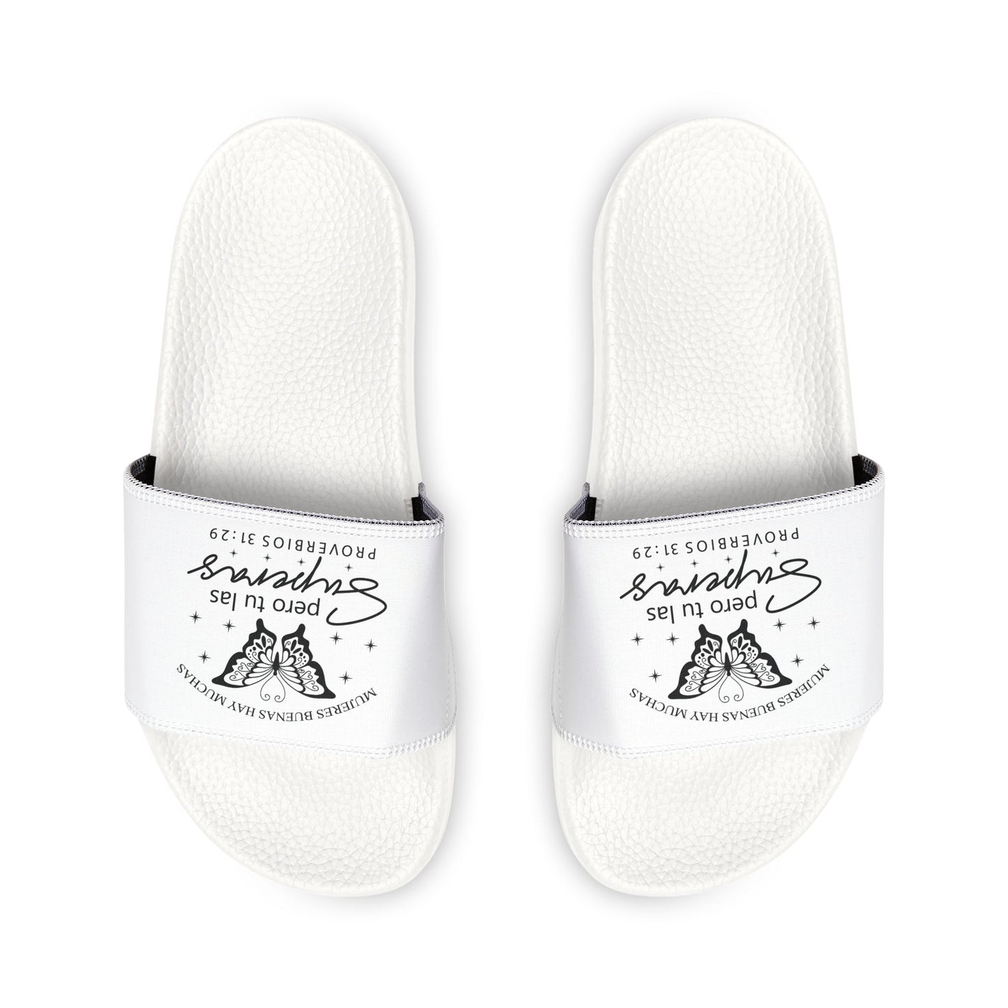 Inspirational Women's Removable - Strap Spanish Sandals - Comfortable Summer Footwear, Beach Sandals, Custom Slippers, Vacation Footwear, Casual [...] - ClaimedbyGodDesigns