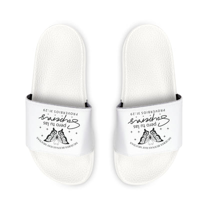 Inspirational Women's Removable - Strap Spanish Sandals - Comfortable Summer Footwear, Beach Sandals, Custom Slippers, Vacation Footwear, Casual [...] - ClaimedbyGodDesigns