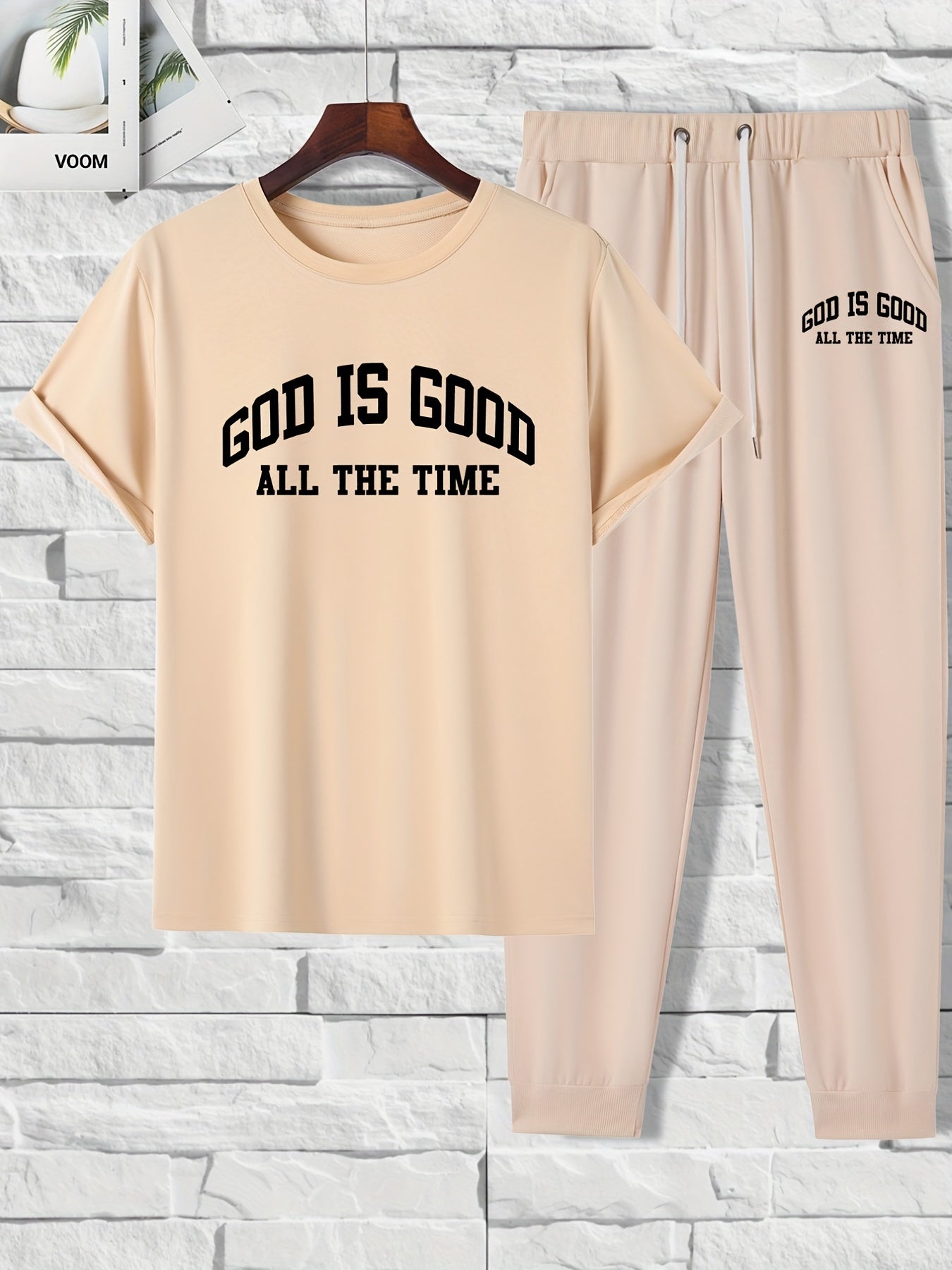 GOD IS GOOD Men's Christian Casual Outfit claimedbygoddesigns