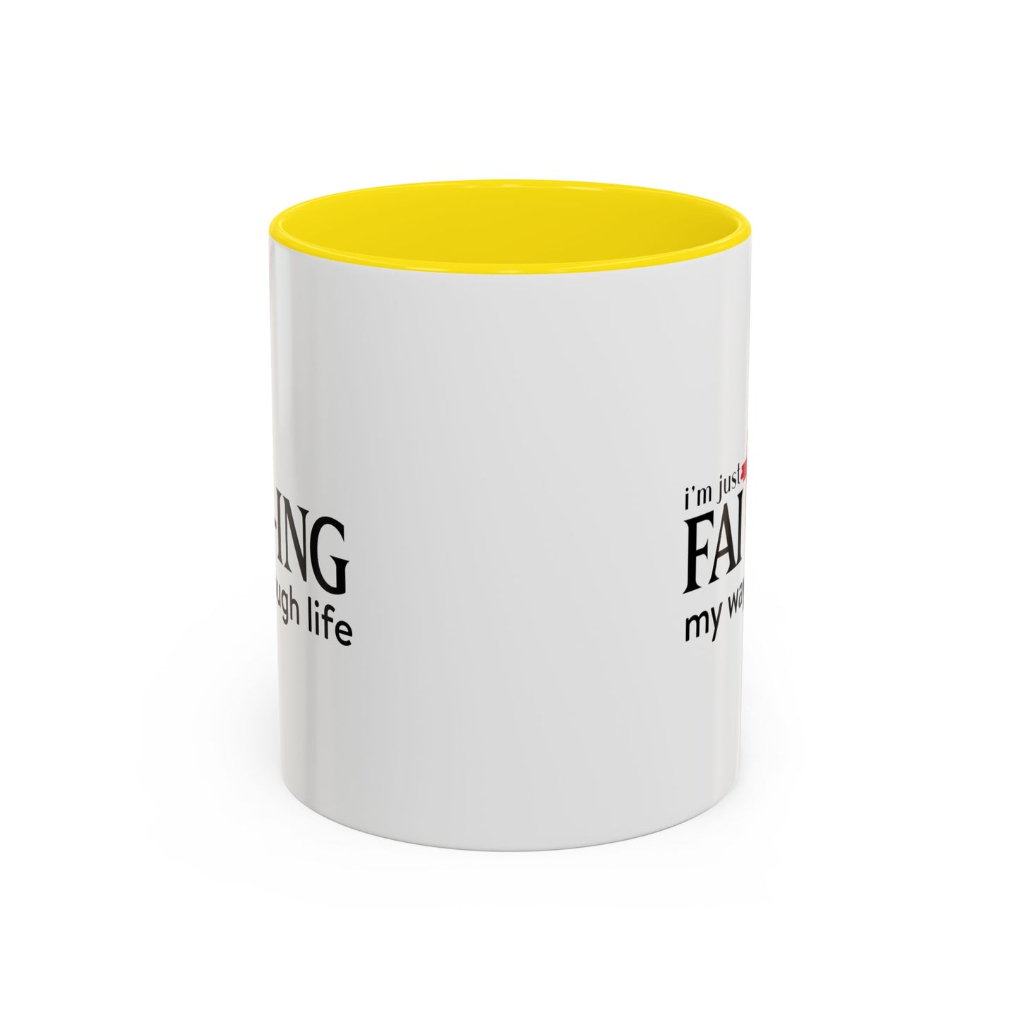 Faith-Inspired Coffee Accent Mug - Motivational Drinkware for Daily Inspiration