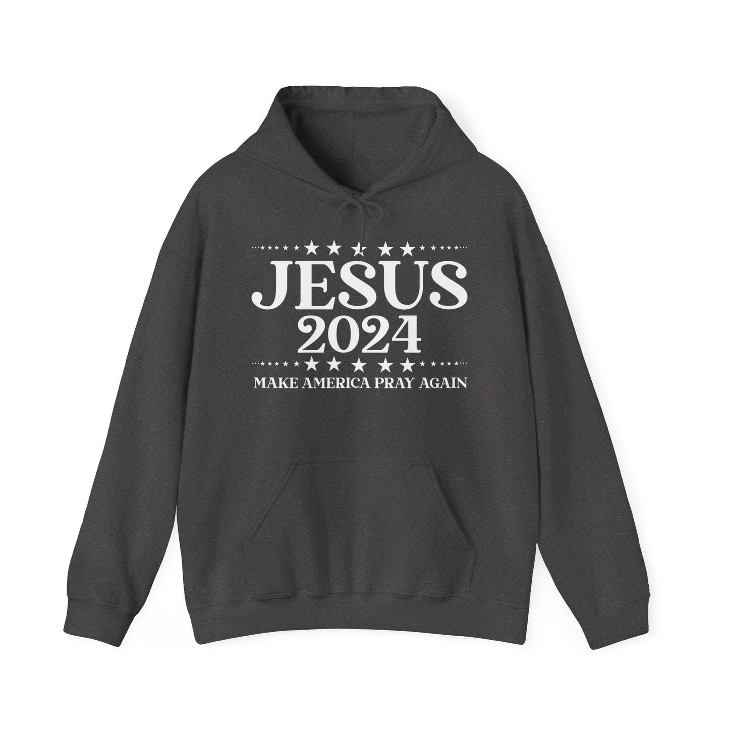 Jesus 2024 Make America Pray Again Unisex Christian Pullover Hooded Sweatshirt