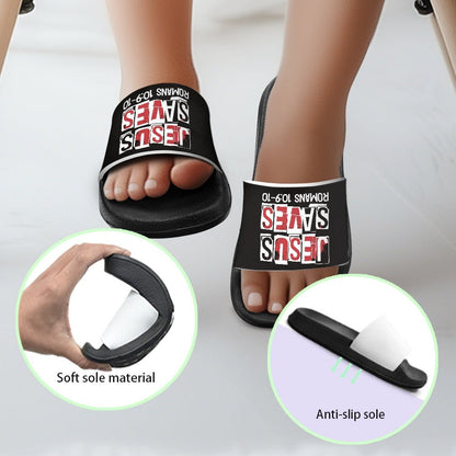 He Saves Christian Children's Sandals - ClaimedbyGodDesigns