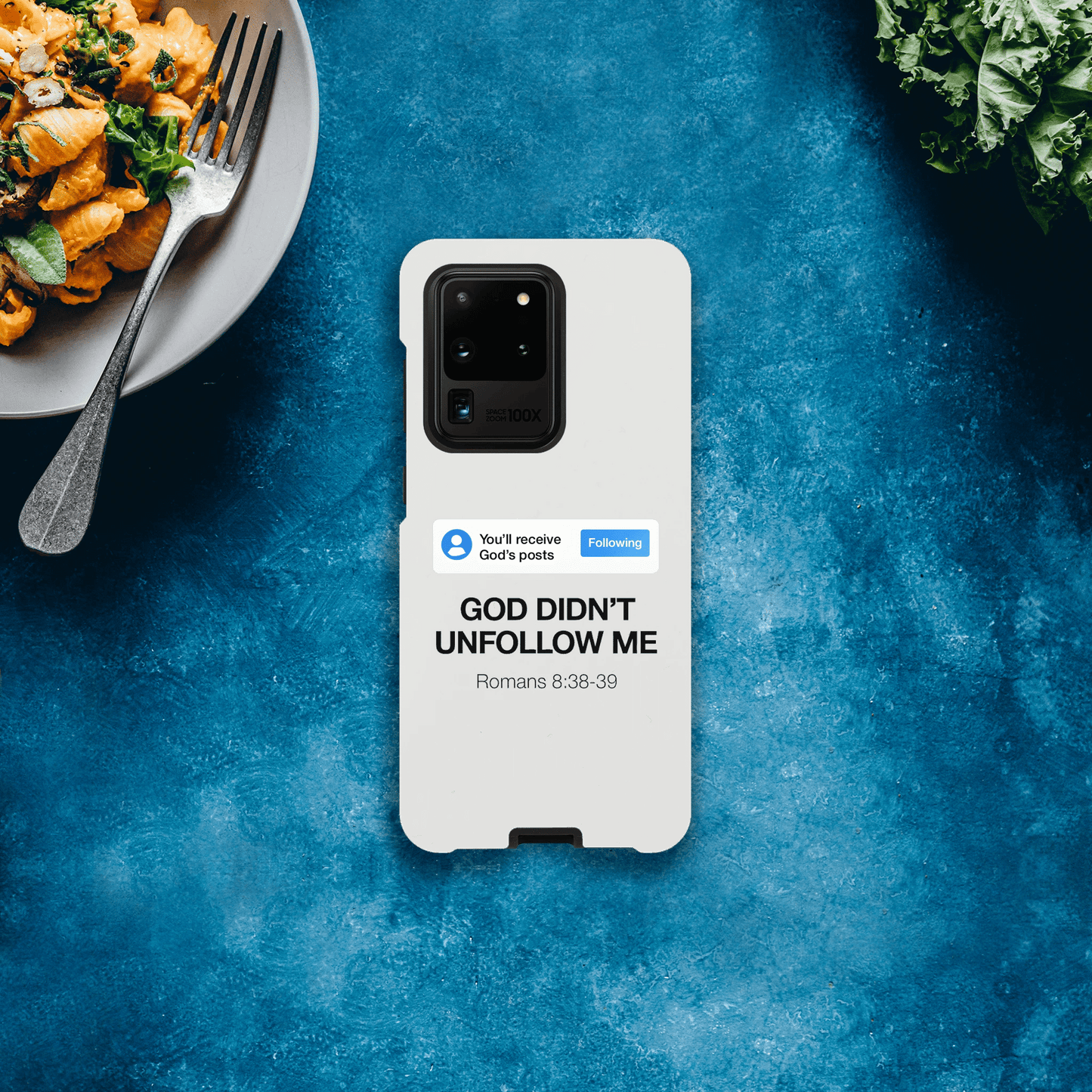 He Didn’t Unfollow Me Samsung Christian Tough Phone Case case - ClaimedbyGodDesigns