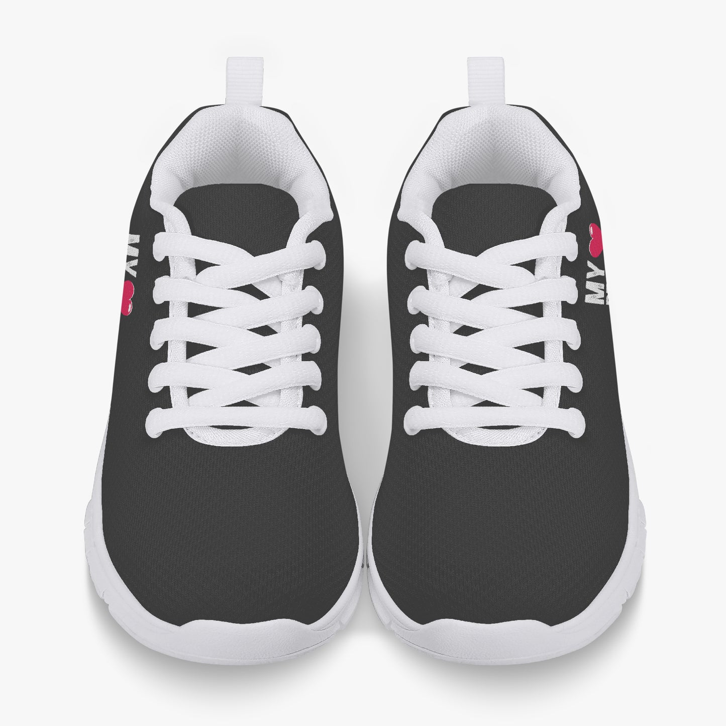 My Heart Belongs To Jesus Christian Kids' Lightweight Mesh Sneakers - ClaimedbyGodDesigns