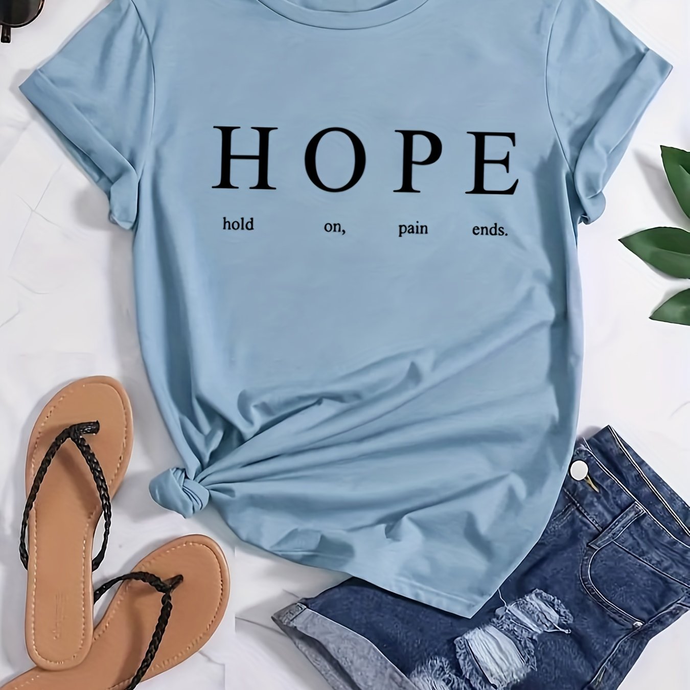 HOPE: Hold On Pain Ends Women's Christian T-shirt claimedbygoddesigns