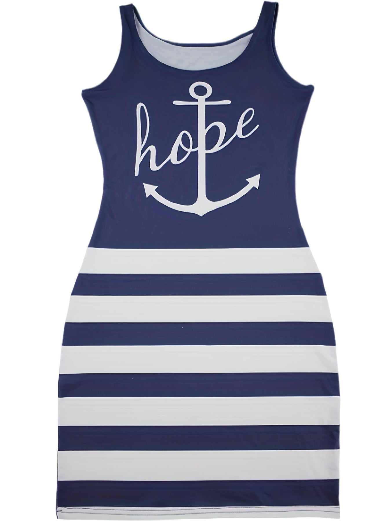 Hope Anchor Women's Christian Casual Dress claimedbygoddesigns