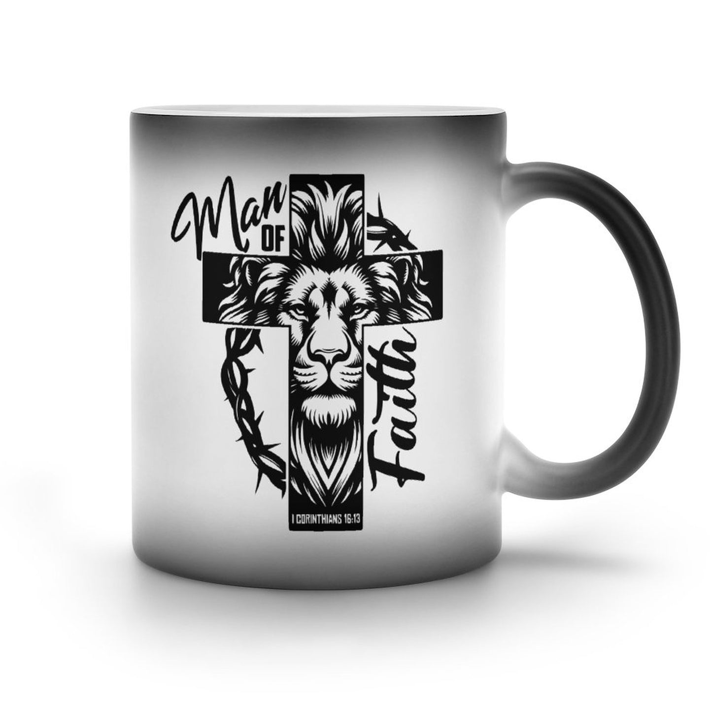 Man Of Faith Christian Color Changing Mug (Dual-sided )