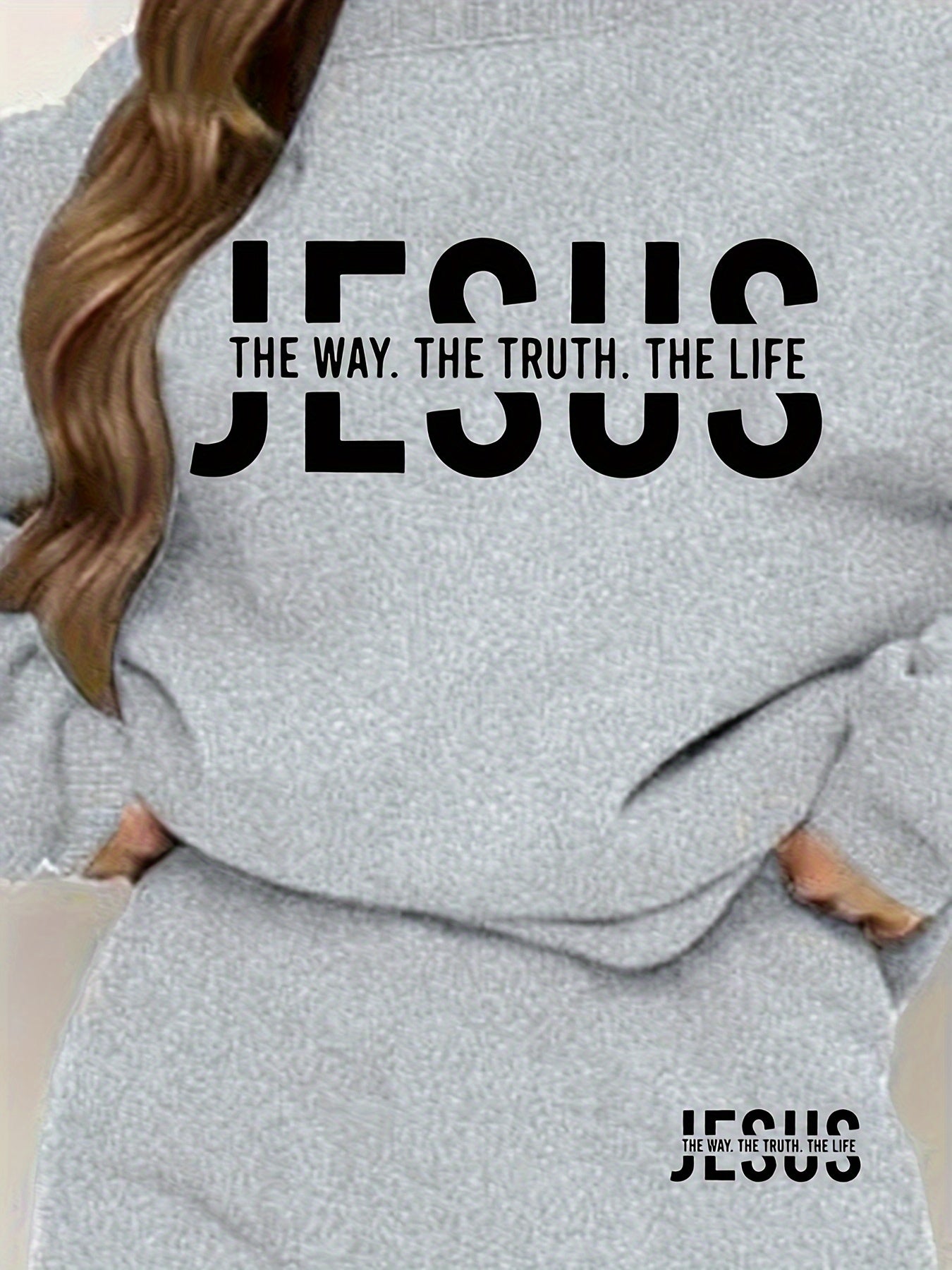 Jesus: The Way The Truth The Life Women's Christian Casual Outfit claimedbygoddesigns