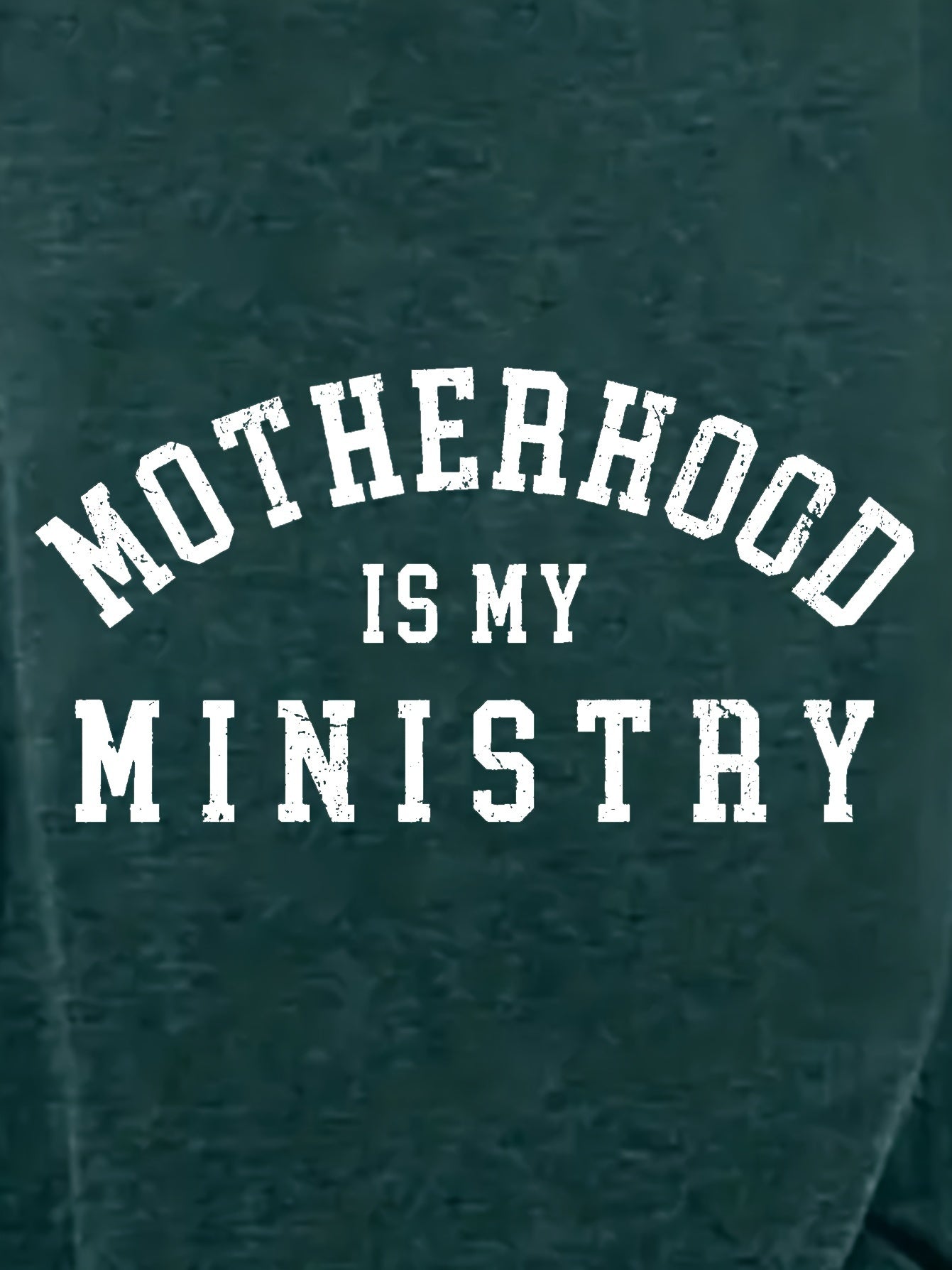 Motherhood Is My Ministry Women's Christian T-shirt claimedbygoddesigns