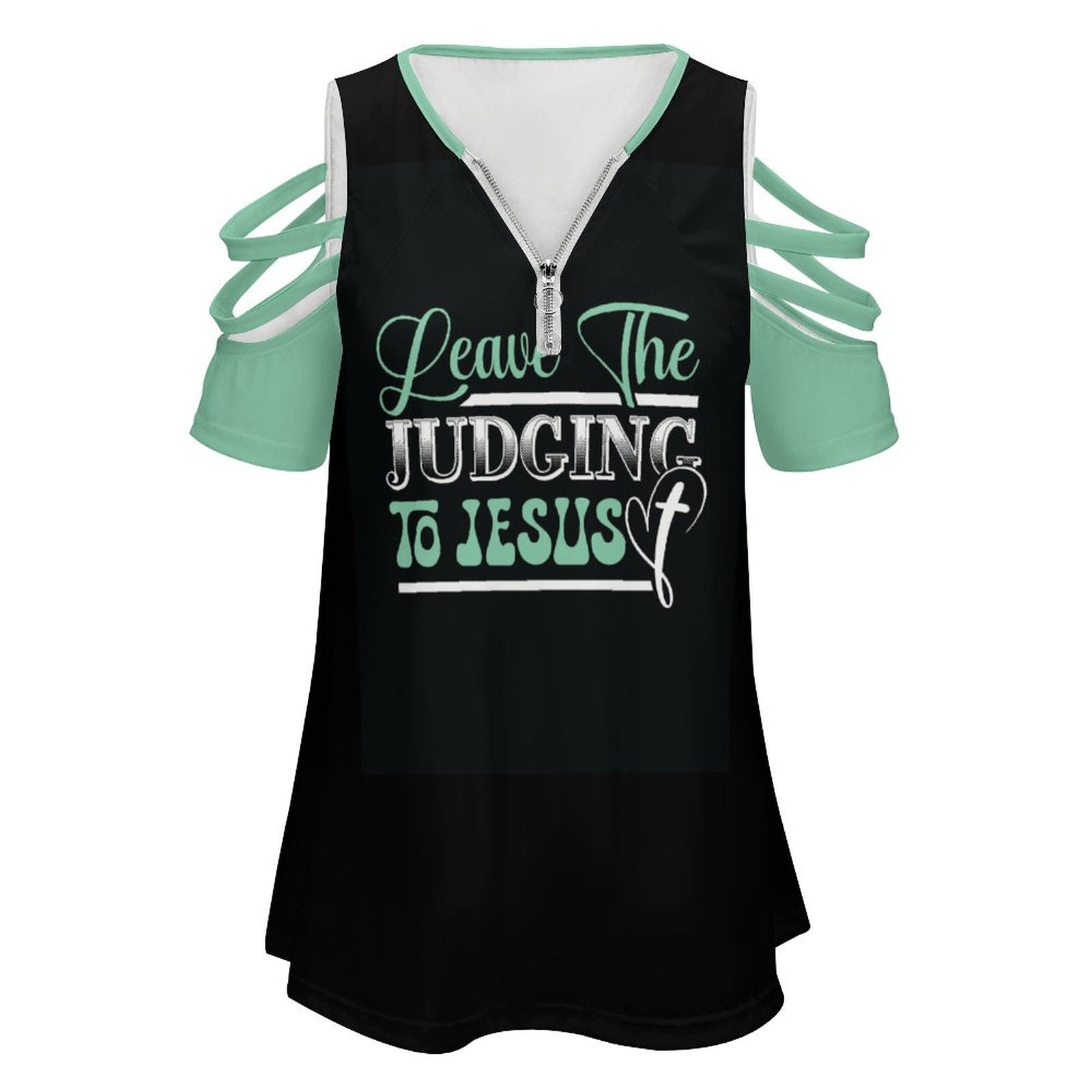 Leave The Judging To Jesus Women's Christian T-shirt SALE-Personal Design