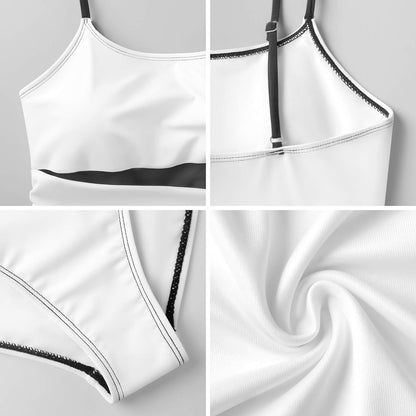 I’m A Whole Blessing You Don’t Just Bump Into People Like Me – Women’s Christian Mesh Splicing One-Piece Swimsuit