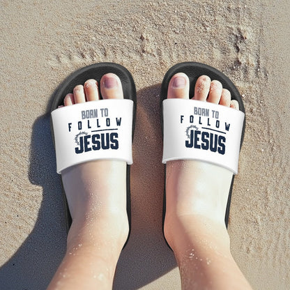 Born To Follow Him Christian Children's Sandals - ClaimedbyGodDesigns