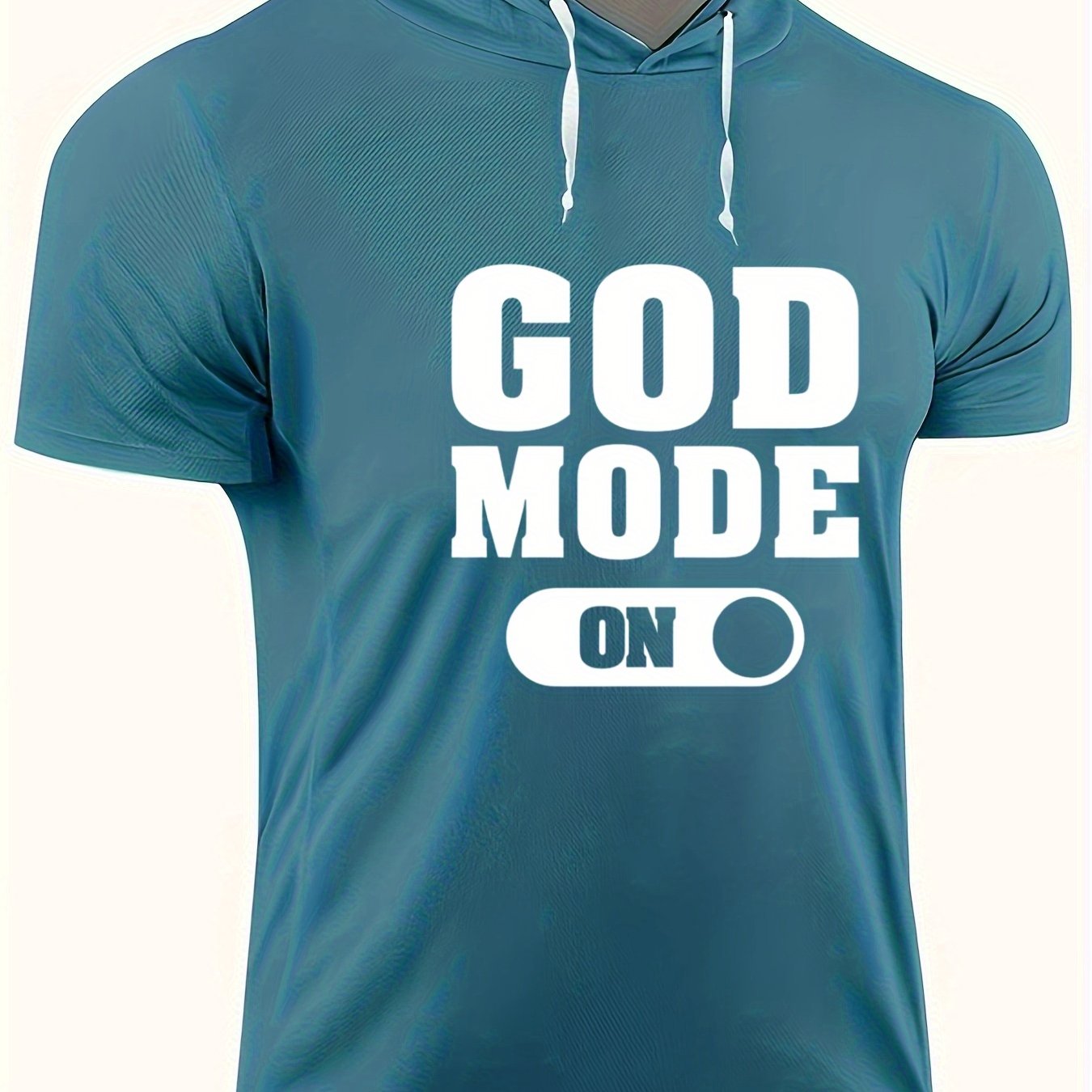 God Mode On Men's Christian T-shirt claimedbygoddesigns