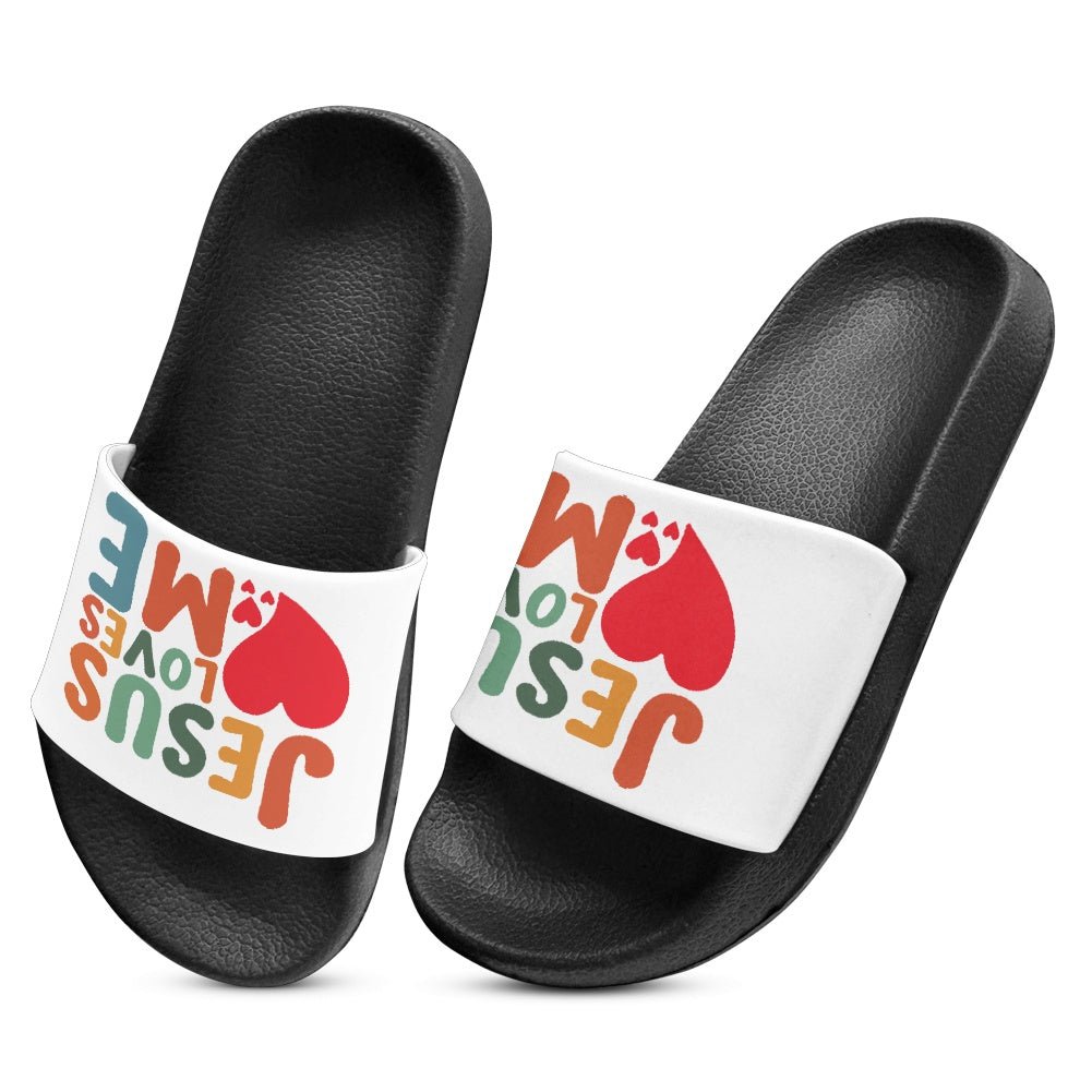 He Loves Me Christian Children's Sandals - ClaimedbyGodDesigns