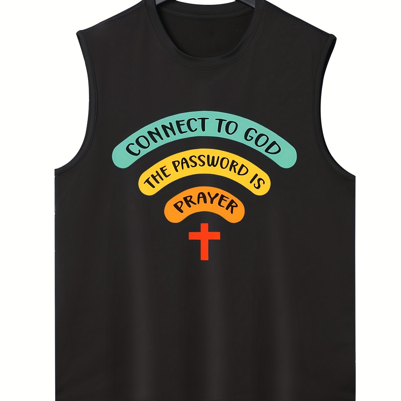 Connect To God The Password Is Prayer Men's Christian Tank Top claimedbygoddesigns