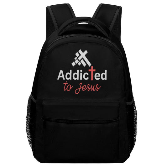 Addicted To Jesus Christian Children's School Backpack - ClaimedbyGodDesigns