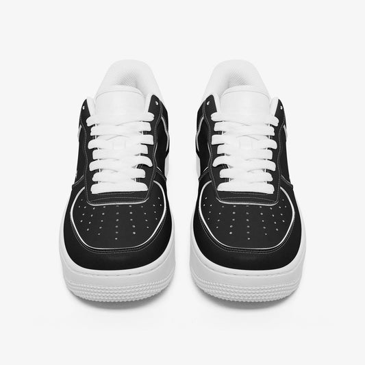 Addicted To Jesus Christian Low-Top Leather Sports Sneakers - ClaimedbyGodDesigns