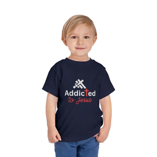 Addicted To Jesus Christian Toddler T-Shirt - ClaimedbyGodDesigns