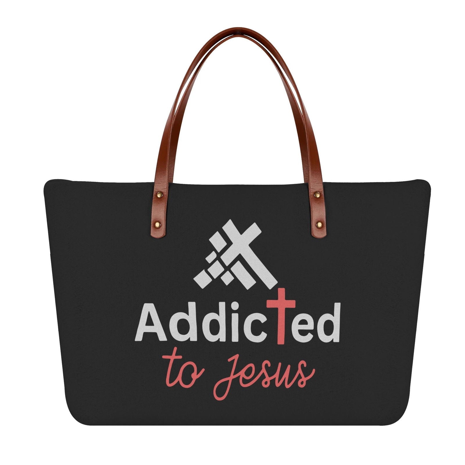 Addicted To Jesus Christian Womens Comfort Tote Bag - ClaimedbyGodDesigns