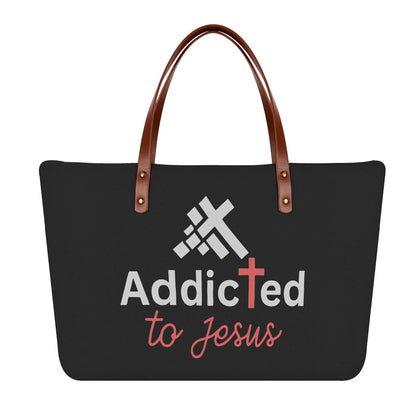Addicted To Jesus Christian Womens Comfort Tote Bag - ClaimedbyGodDesigns