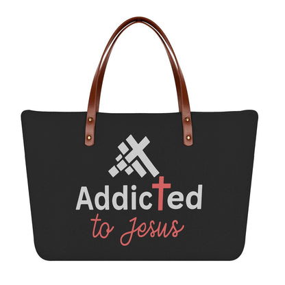 Addicted To Jesus Christian Womens Comfort Tote Bag - ClaimedbyGodDesigns