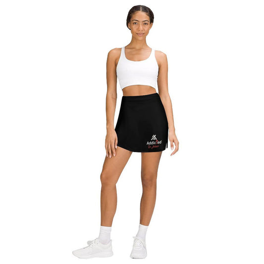 Addicted To Jesus Women's Christian Anti-peep Skort with Pocket - ClaimedbyGodDesigns