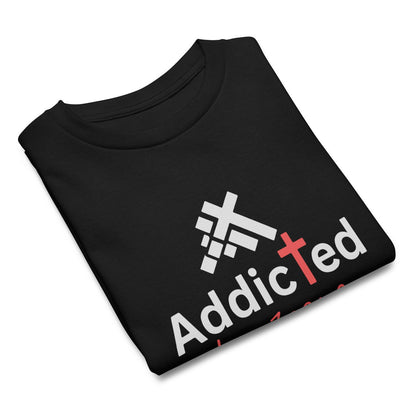 Addicted To Jesus Youth Christian T-shirt - ClaimedbyGodDesigns