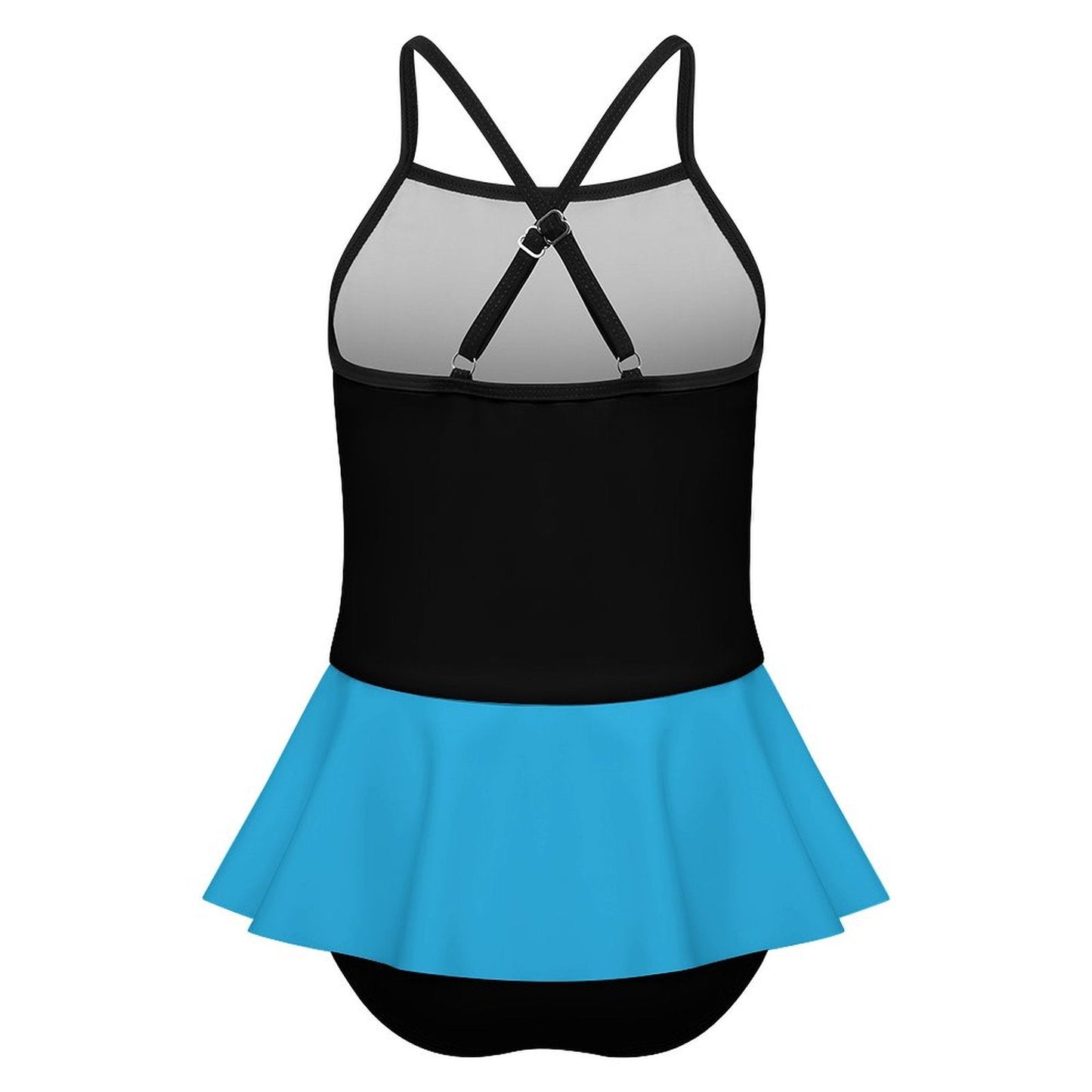 All I Need Is Jesus And The Beach Kids One Piece Ruffle Strap Christian Swimsuit - ClaimedbyGodDesigns