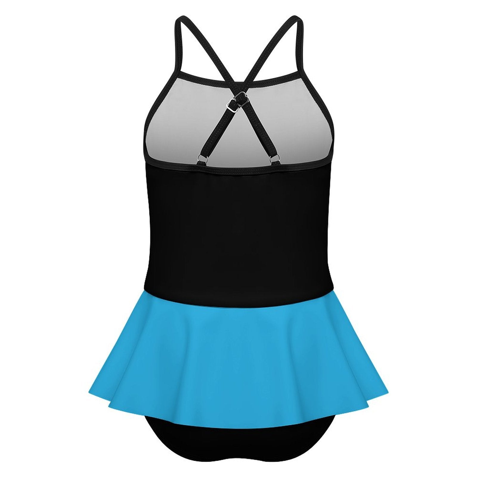 All I Need Is Jesus And The Beach Kids One Piece Ruffle Strap Christian Swimsuit - ClaimedbyGodDesigns