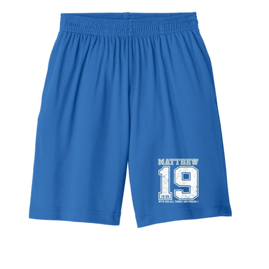 All Things Are Possible Youth Christian Shorts - ClaimedbyGodDesigns